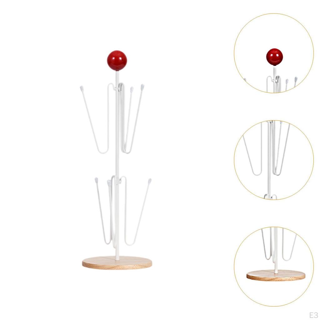 Coffee Cup Stand Holder Bottle Drainer Display Multipurpose Mug Rack