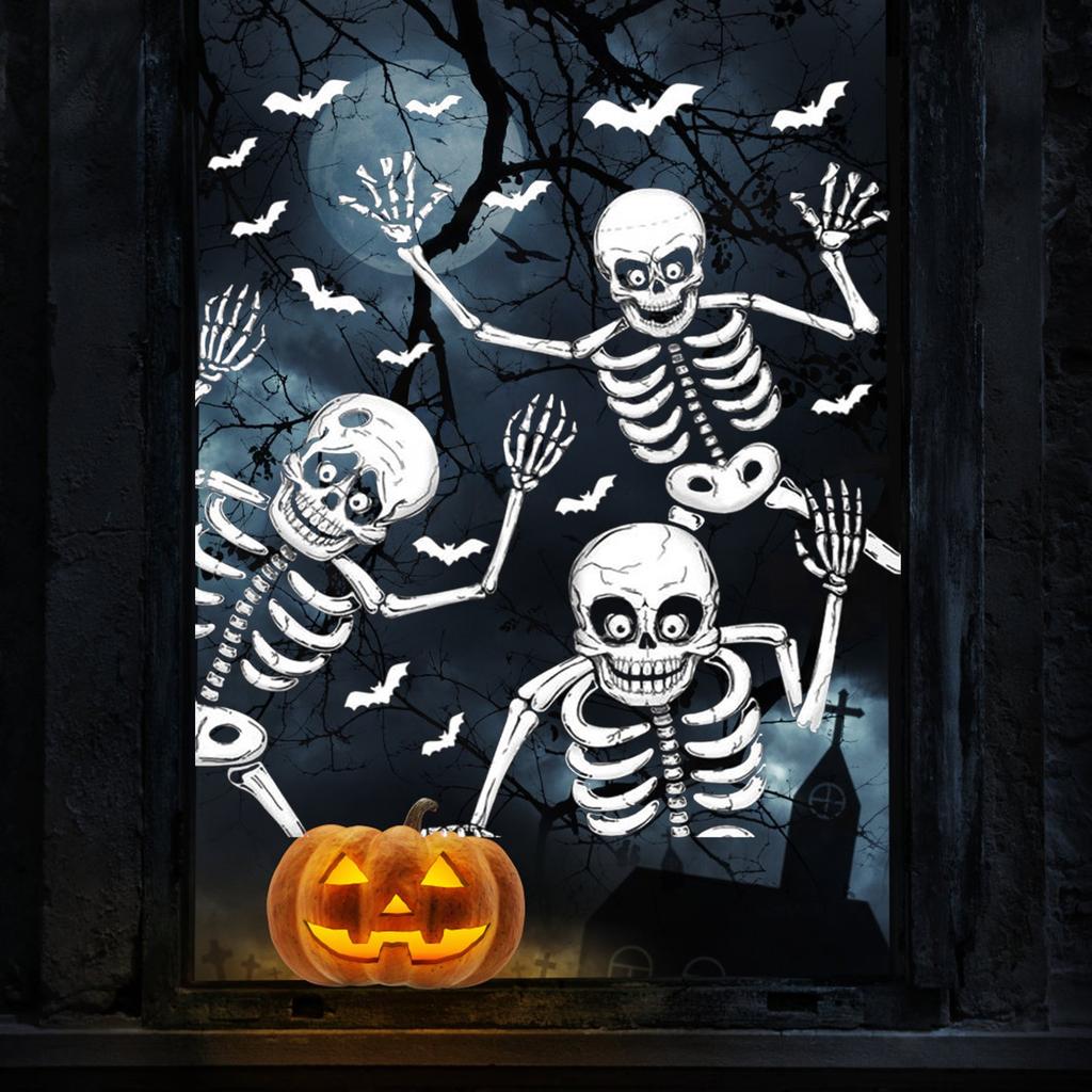 Halloweenské okenní nálepky a samolepky