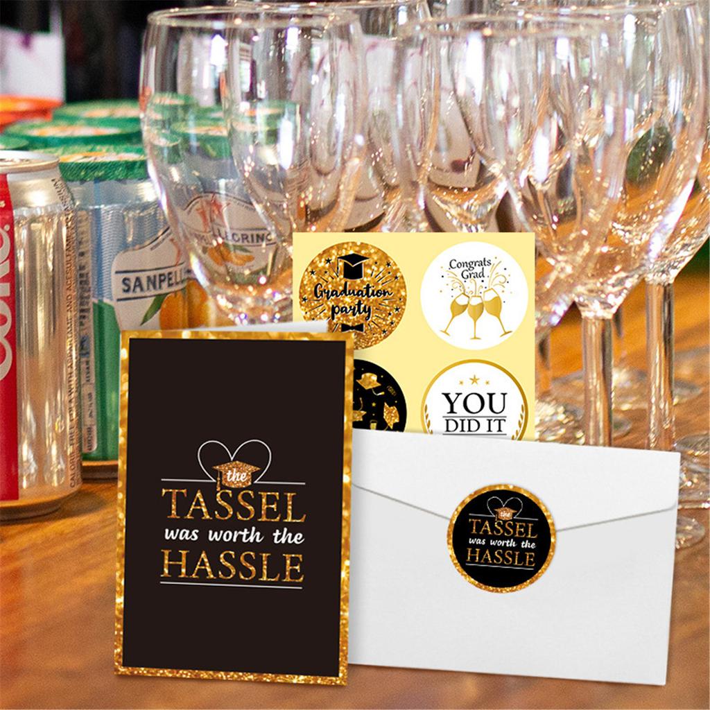 6 Set Graduation Cards 2024 Graduation 2024 Party Supplies Grad Gift Greeting Cards for College & High School Grad