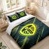Bedding Set 1 Duvet Cover 2 Pillowcases Leeds United Print Bedroom Home Decoration