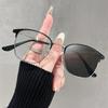 New Trend Photochromic Glasses Fashion Color Changing Lens Retro Optical Eye Protection for Men Women Outdoor