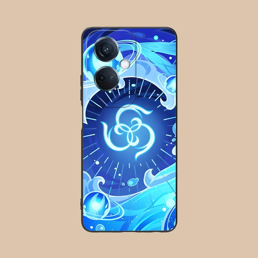 Game GI Neuvillette Matte TPU Mobile Phone Case for OPPO Reno 14 13 12 11 10 9 8 7 6 5 F T Pro 5G Colorful Printing Cover