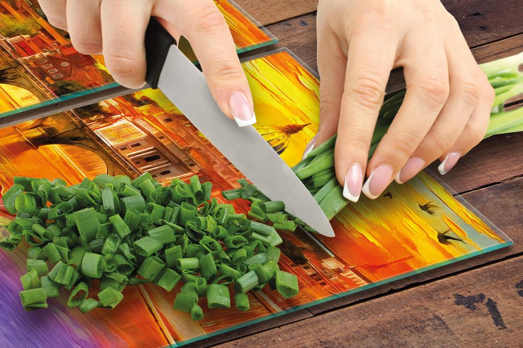 SZKLANA PŁYTA OCHRONNA DO KUCHNI 2x35x52 ŁÓDKA