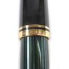 Excellent PERIKAN fountain pen Souverene M800 Cap type Green Stripe 18K mens Used