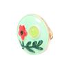 French Enamel Flower Ring Ethnic Style Glazed Ring Unique Vintage Ring  Fashion