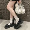 Autumn Chunky Women Mary Jane Shoe Fashion Shallow Butterfly-knot Platform Ballet Sneakers Ladies Flats Lolita Shoes Footwe