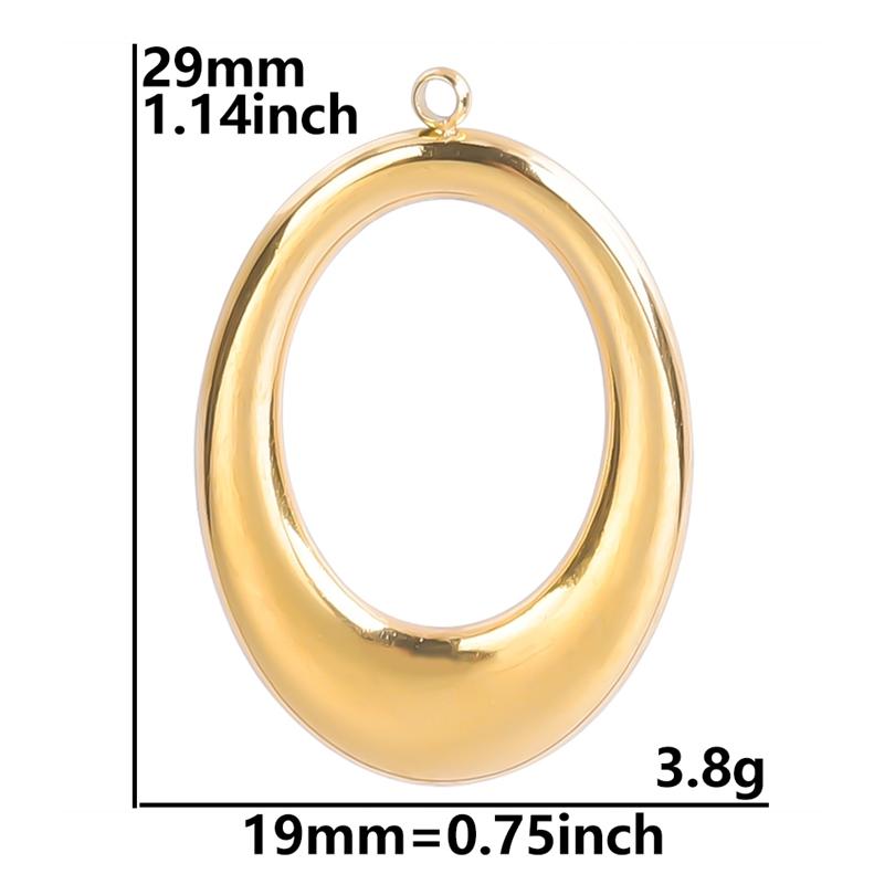 6pcs Sun Moon Stainless Steel Charms For Jewelry Making Bulk Flower Pendant Charm Gold Color Breloque Acier Inoxydable Pendant