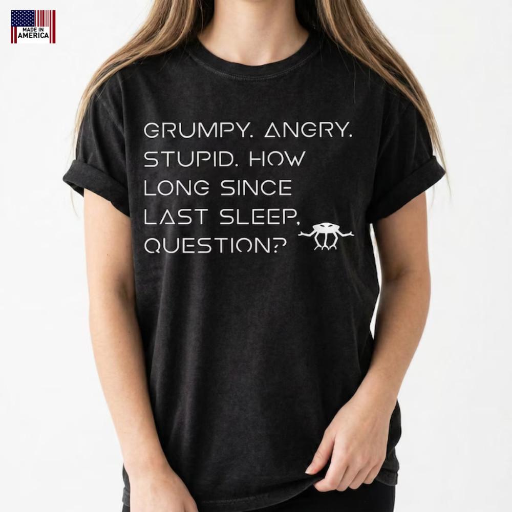Grumpy Rocky Quote Vintage TShirt Project Hail Mary Rocky Inspired Sci Fi Tee Unisex T-Shirt XL