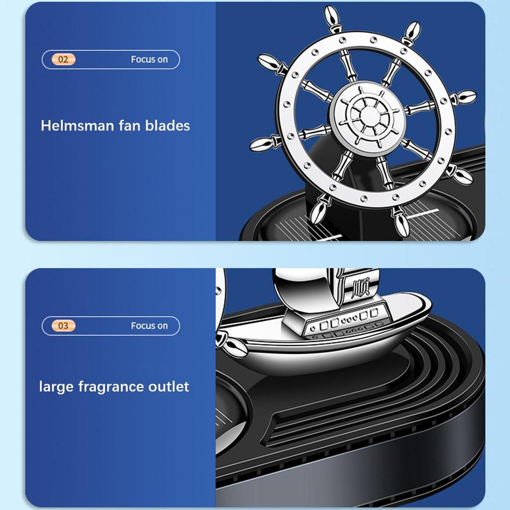 Ketunedi Solar Car , Solar Car Aromatherapy - Solar Rotating Ladder