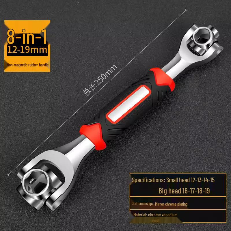 Adjustable Reversible Quick Ratchet Wrench 6-22mm Metric/Imperial