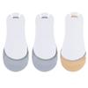 3Pairs/lot Sling Women's Cotton Boat Socks Summer Non-slip Invisible Shallow Half-soled Socks That Do Not Fall Off The Socks