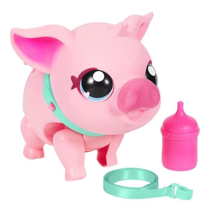 Jouet interactif pour enfant - GIOCHI PREZIOSI - MON PETIT COCHON - Rose, Turquoise - 4 ans - Sonore