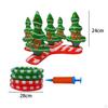 Inflatable Ring Toss Set Christmas Tree Decoration Throwing Game Supplies Family Favors Kids Adults