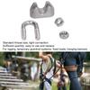 20Pcs 1/16 Inch Cable Clamp Fastener M2 2mm U Bolt Saddle Clamp  Cable Fastening Use