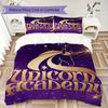 Unicorn Academy Pattern Bedding Uilt Set Uilt Cover Pillowcase Home Decoration Birthday Gift (1 * Duvet Cover + 2 * Pillowcase  Without Core)95