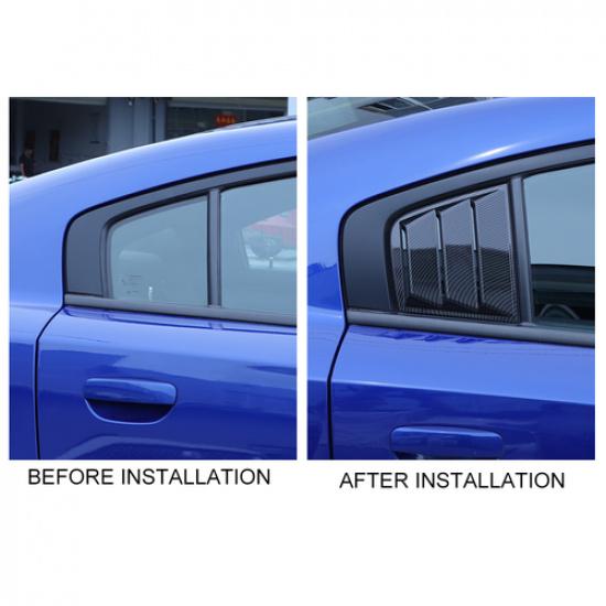 Rear Side Tuyere Quarter Louver Vent Cover for Dodge Charger 2011+ Accessories