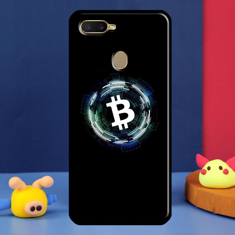 Bitcoin BTC Case For Oppo A98 A78 A58 A15 A16 A17 A5 A9 A91 A52 A72 A76 A96 A74 A94 A54 S A57 A77 Cover