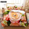 Luxury Rose Queen Bedding Set Duvet Cover Set Bedding Comforter Bedding Sets Bed Linen King Size Duvet Cover Bedding Set