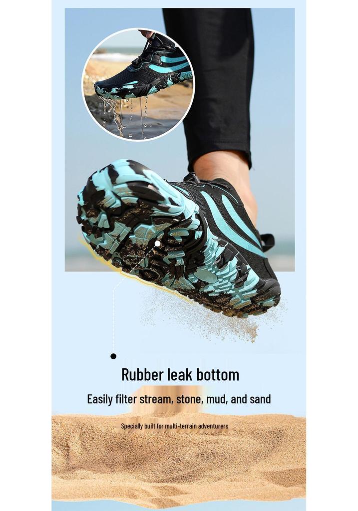 Unisex Quick-Dry Five-Finger Shoes for Yoga, Beach, Swimming, Hiking, Rafting, and Fishing