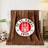 FC St. Pauli Logo Decke für alle Jahreszeiten Decke Mittagspause Überwurf Geschenk