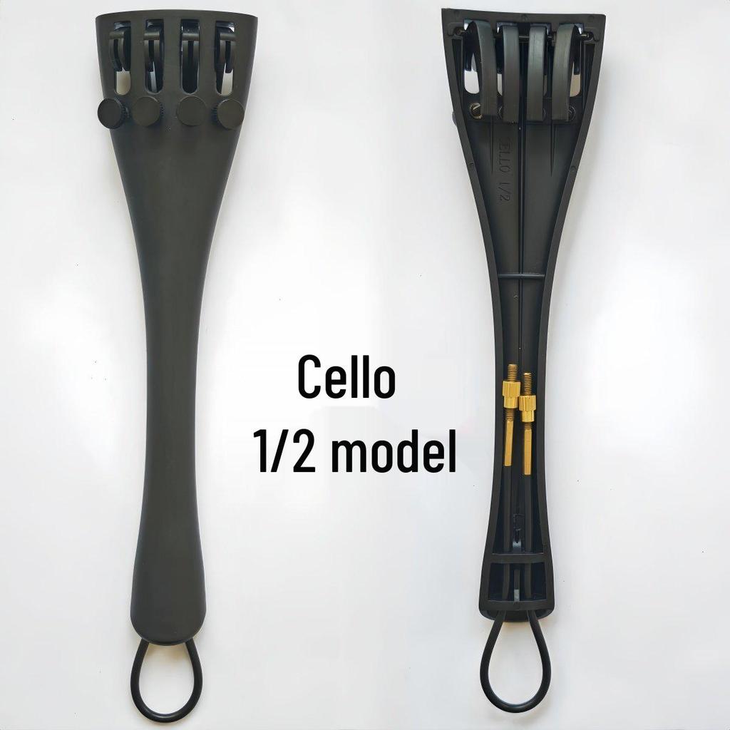 Carbon Fiber Violin/Viola/Cello Tailpiece with Tailgut - Complete Accessory Set