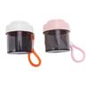 2 Pcs Portable Tablet   4 Compartments Wide Opening Tablet Bottle Dispenser Anti Mix for Outdoor Trip