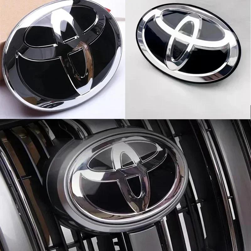 3D logo emblém pro Toyota Corolla Camry RAV4 Hilux CHR Highlander Yaris Vios Alphard Prado Reiz Wish, Přední mřížka a kapota