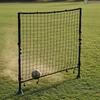 Soccer Rebound Net Black Soccer Training Net Athletic Gear Reinforced Edges Mesh
