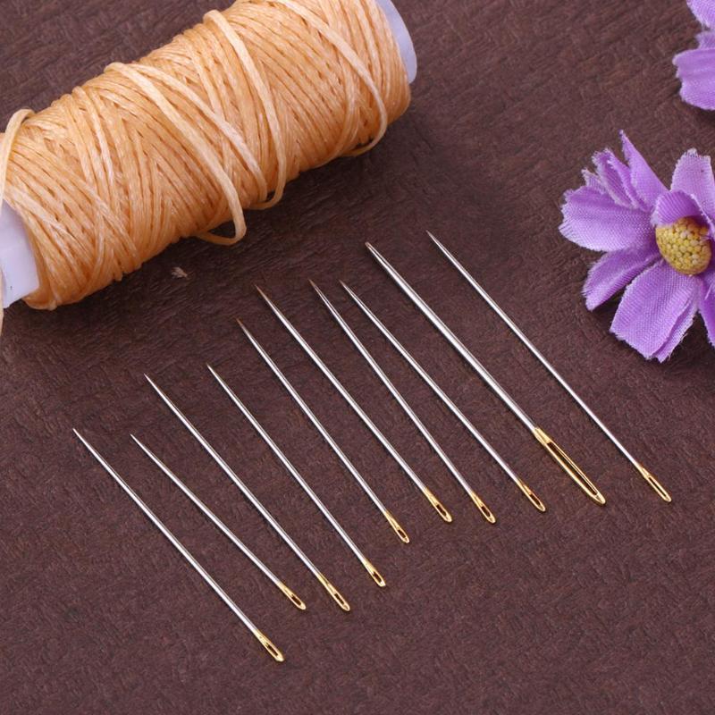16Pcs/set Hand Sewing Needles Gold Eye Needle Embroidery Tapestry Home Wool DIY Sewing Accessories