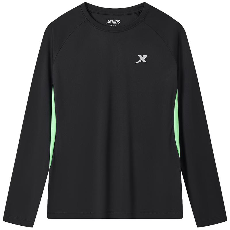 Xtep Youth Quick-Dry Long Sleeve Sports T-Shirt