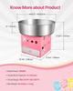 Commercial Cotton Candy Machine Sugar Floss Maker 1000W for Party Pink