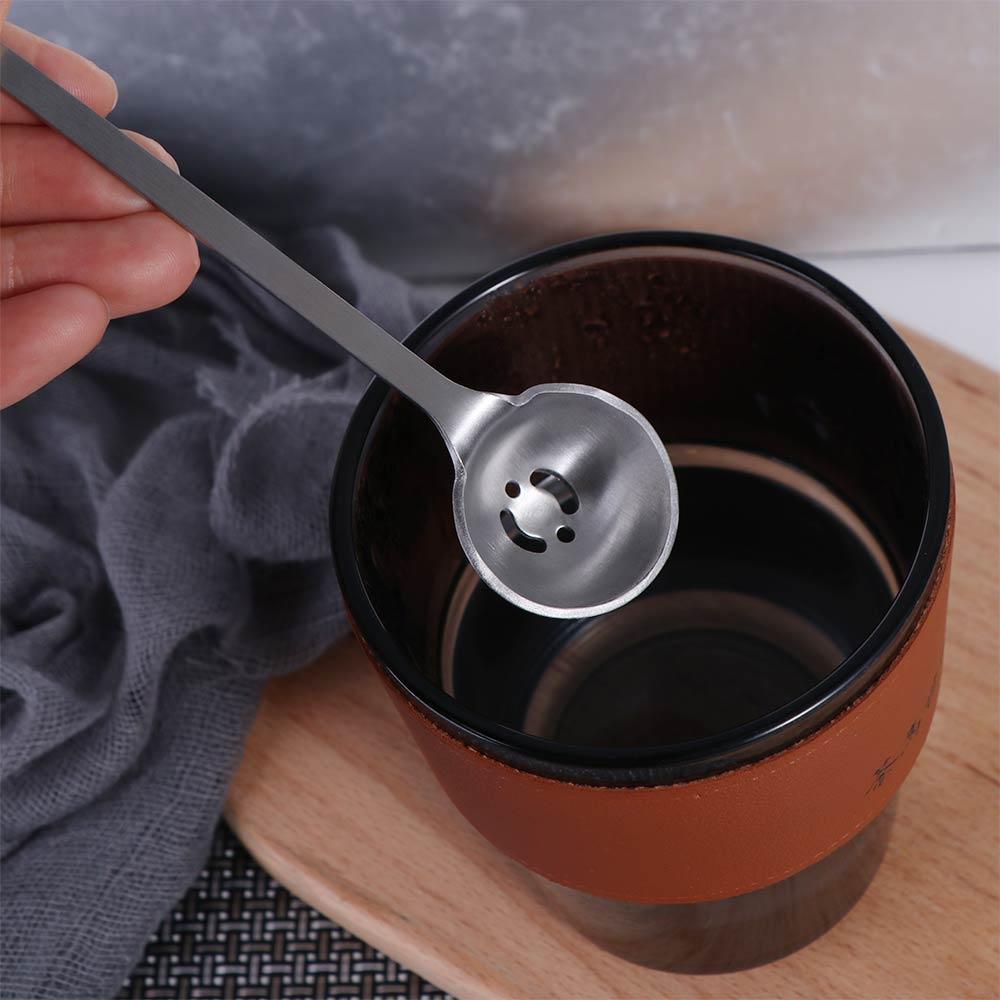Long Handle Olive Strainer Spoon Stainless Steel Pickle Spoons Jam Slotted Spoon  Meatball