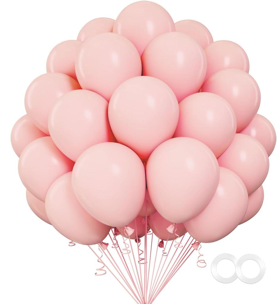 100pcs 12Inch Black Pink Gold Blue Latex Balloons Matte Balloon for Party Birthday Baby Shower Wedding Holiday Decoration