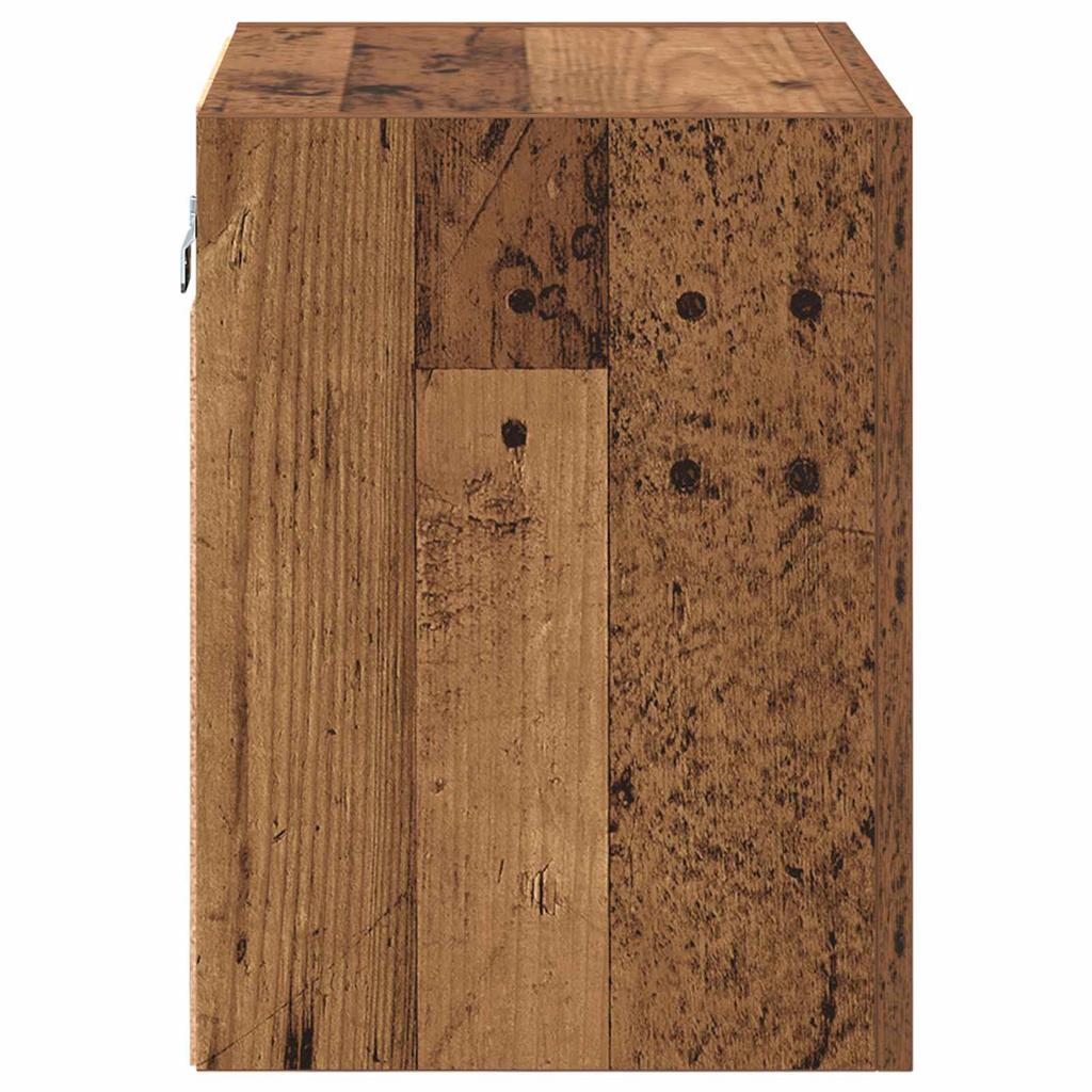 TV Wall Cabinet 40.5x30x40cm Reclaimed Wood Engineered Wood