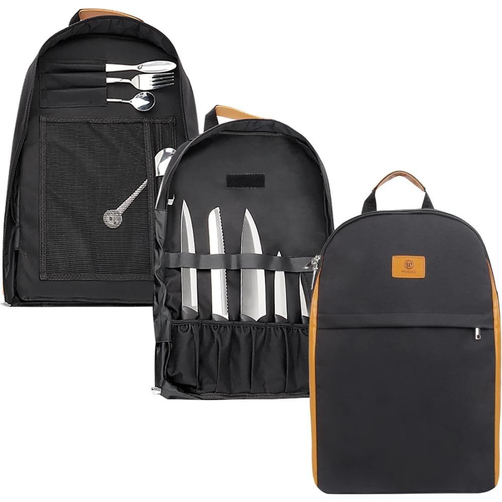 Kitchenware Backpack, Kitchen Storage Bag, Cutlery Storage Bag, Oxford Chef Bag, Portable Chef Toolkit, Outdoor Portable