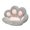 Plush Paw Shaped Seat Cushion Small Size 70x60cm Soft Comfortable Floor Cushion for Home Office Indoor Seating Support