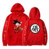 Dragon Ball Anime Hoodie Teens Men Warm Fleece Lined Sweatshirt Casual Long Sleeve Pullover In Yellow Red Gray Black Pink