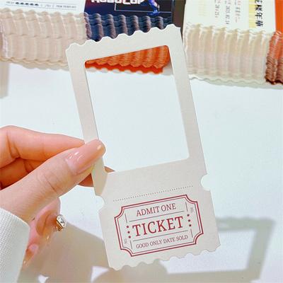 10Pcs Diy Film Ticket Root Bookmark Slideshow Transparent Card Peripheral Reflective Film Glowing Retro Reverse Film Movie