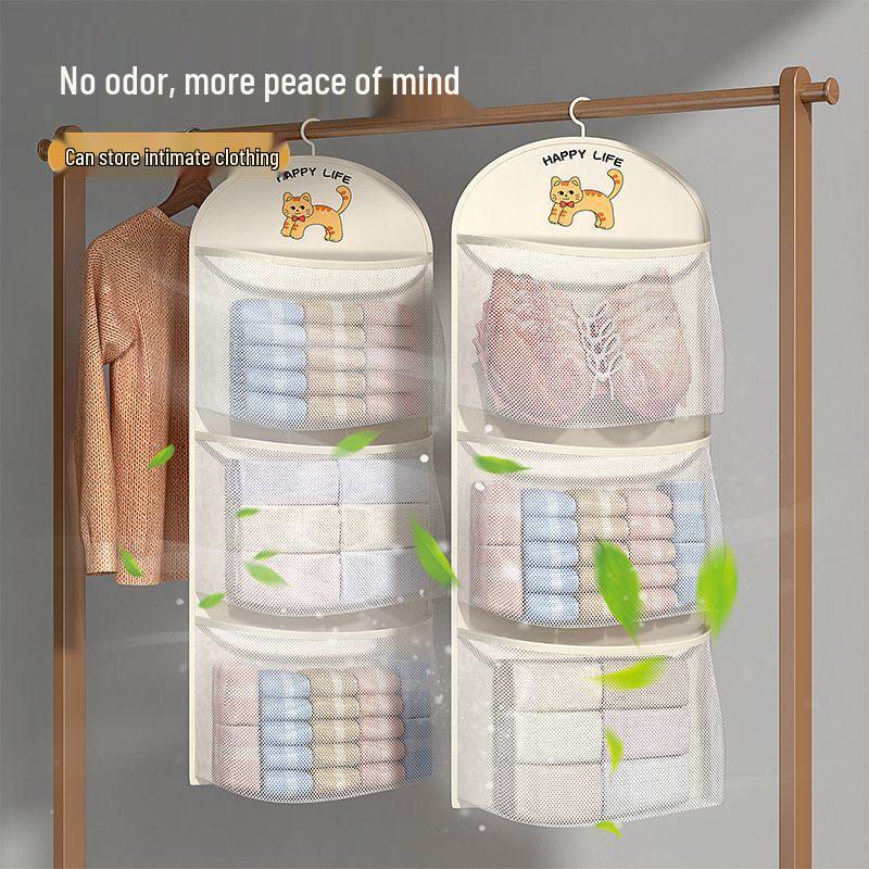 Korean Palace Hanging Underwear & Socks Organizer Bag
