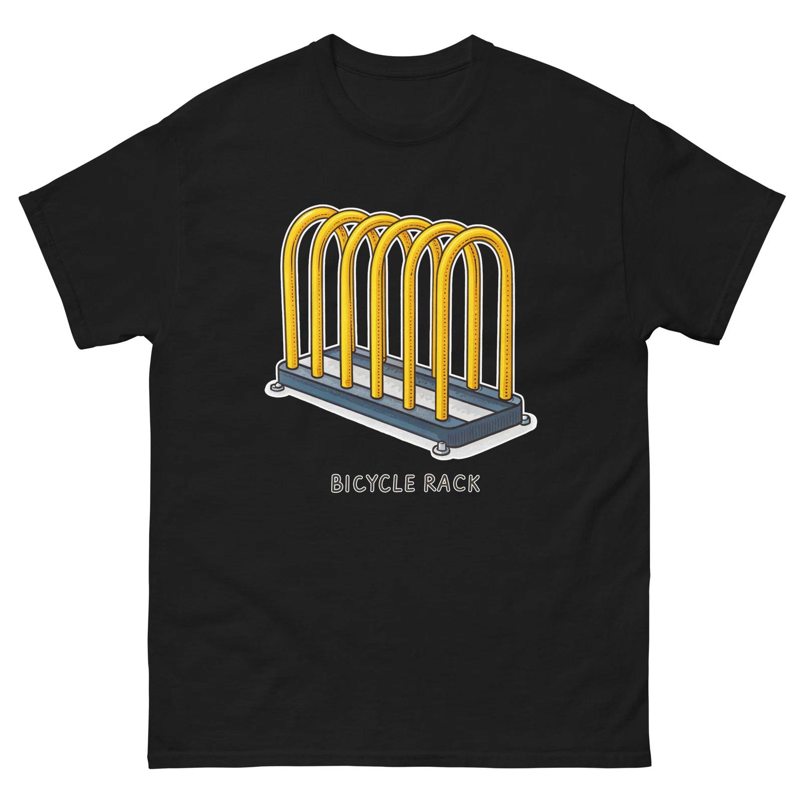 Bicycle Rack Object Place Item Urban T-Shirt 2XL
