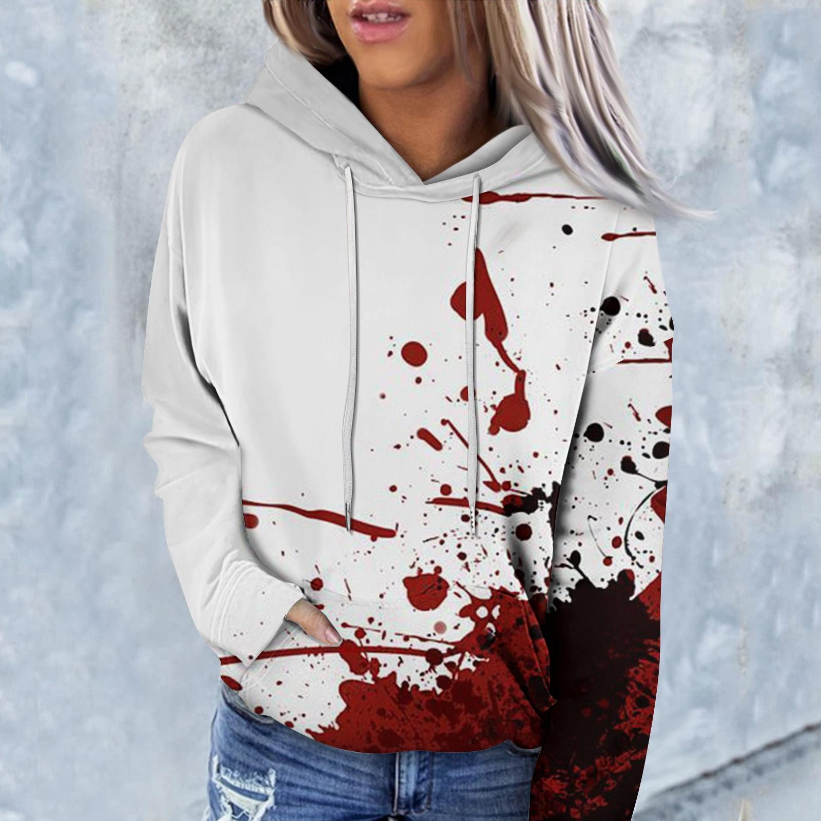 Женская модная повседневная блузка с круглым вырезом и коротким рукавом с принтом M — фото 7