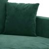 2 Seater Sofa Dark Green 120 cm Velvet