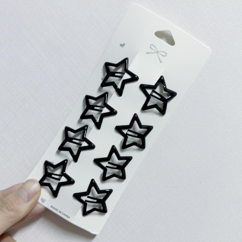 Rosa Stern- & Herz-Haarspangen - Niedliche Haarnadeln für Frauen und Kinder