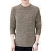 Herren Pullover aus dicker Strickware für Herbst/Winter - Hohe Qualität, Rundhals, Freizeitkleidung