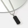 Simple Tag Glossy Necklace