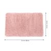 Bathroom Rug Soft Absorbent Bath Mat Non-Slip Bottom Easy Clean Floor Pad for Tub Shower Home Use Soft Bath Rug