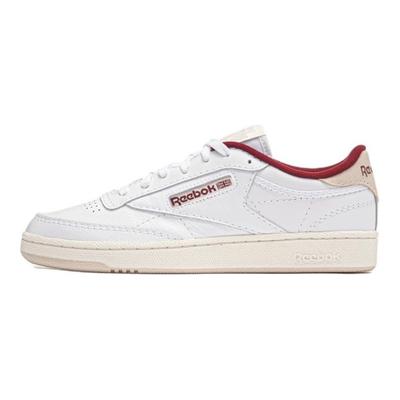 Club C 85 White Classic Maroon Unisex Sneakers Stucco 100032972
