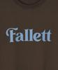 FALLETT Story Logo Essential Short Sleeve Tee Brown