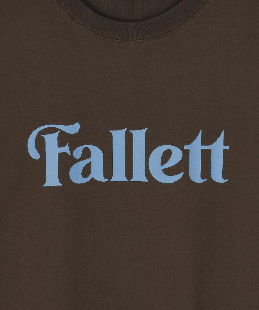 FALLETT Story Logo Essential Short Sleeve Tee Brown