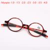 Colorful Black Women's Small Round TR90 Reading Glasses Presbyopic Magnifier Ultralight Far Sight Eyewear +10 To +40 Diopters